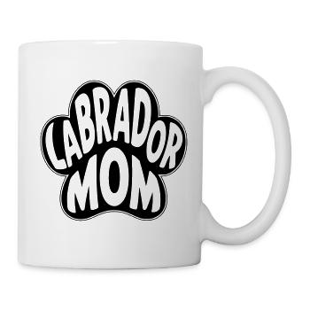 Labrador Mama, Mom Motiv - Tasse - Weiß - Rechts