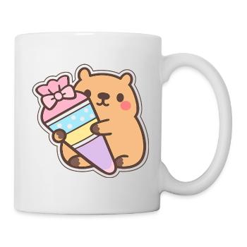 Capybara Schulkind – 1. Klasse - Tasse - Weiß - Rechts