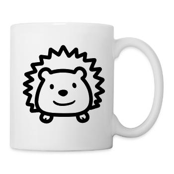 Igel - Tasse - Weiß - Rechts