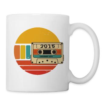 Geburtstag 2015 2015 Geboren 2015 Geburtstag - Tasse - Weiß - Rechts
