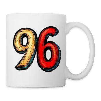 96 Number Colorful - Mug - white - Right