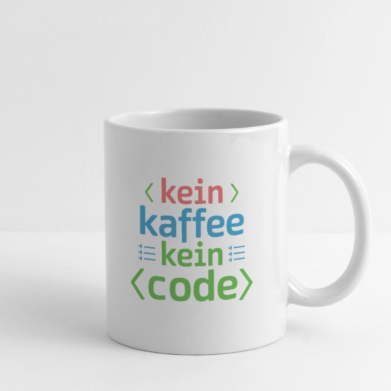 Kein Kaffee Kein Code Programmierer Informatiker Tasse
