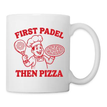 Padel shirt for players with humor - Mug - white - Right