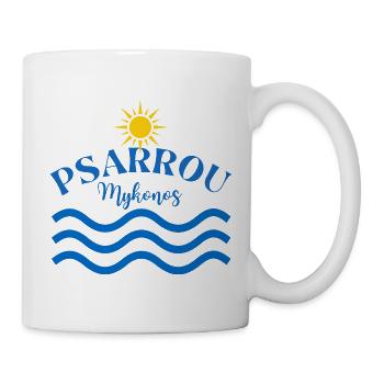 Psarrou Mykonos Sonnenwellen - Tasse - Weiß - Rechts