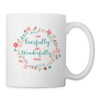 i am fearfully and wonderfully made  - Mug - white - Right