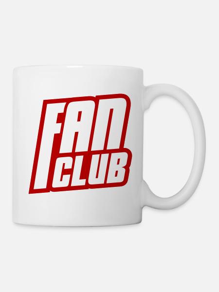 Fan Club - Tasse - Weiß