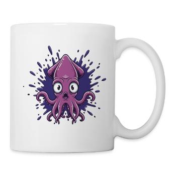 Crazy Ink Octopus Splash - Mug - white - Right
