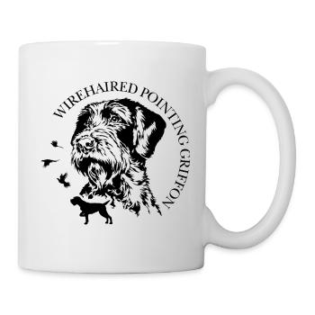 Wirehaired Pointing Griffon Jagdhunde Wilsigns  - Tasse - Weiß - Rechts