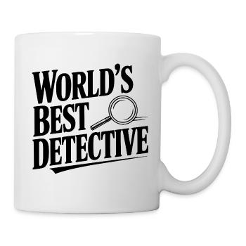 World's Best Detective - Mug - white - Right