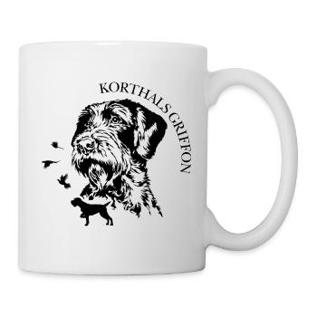 Korthals griffon Chiens portrait Chiens Chiens de chasse Wilsigns - Mug blanc - blanc - Droite