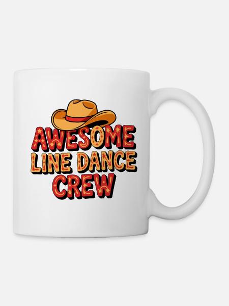 Awesome Line Dance Crew - Tasse - Weiß