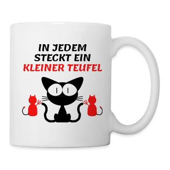 Chat - Mug blanc - blanc - Droite