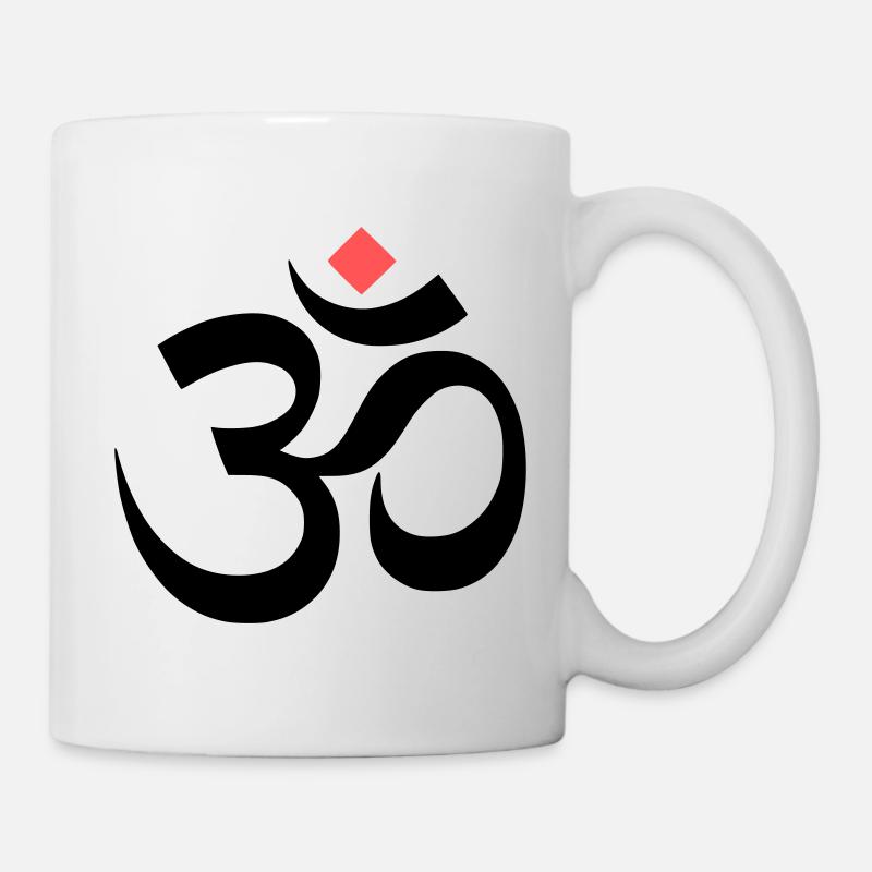 Om Zeichen Yoga Meditation - Tasse - Weiß