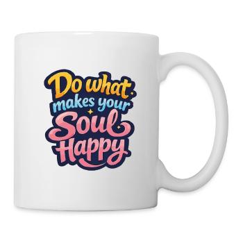 Fais ce qui rend ton âme heureuse - Mug blanc - blanc - Droite