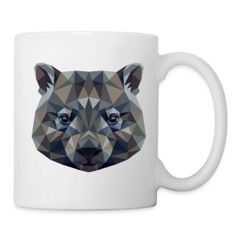 Wombat Australien Beuteltier Süßer Wombat - Tasse - Weiß - Rechts
