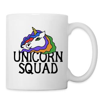 Rainbow Unicorn Portrait - Mug - white - Right