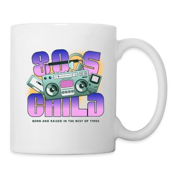 Enfant des années 80 - Mug blanc - blanc - Droite