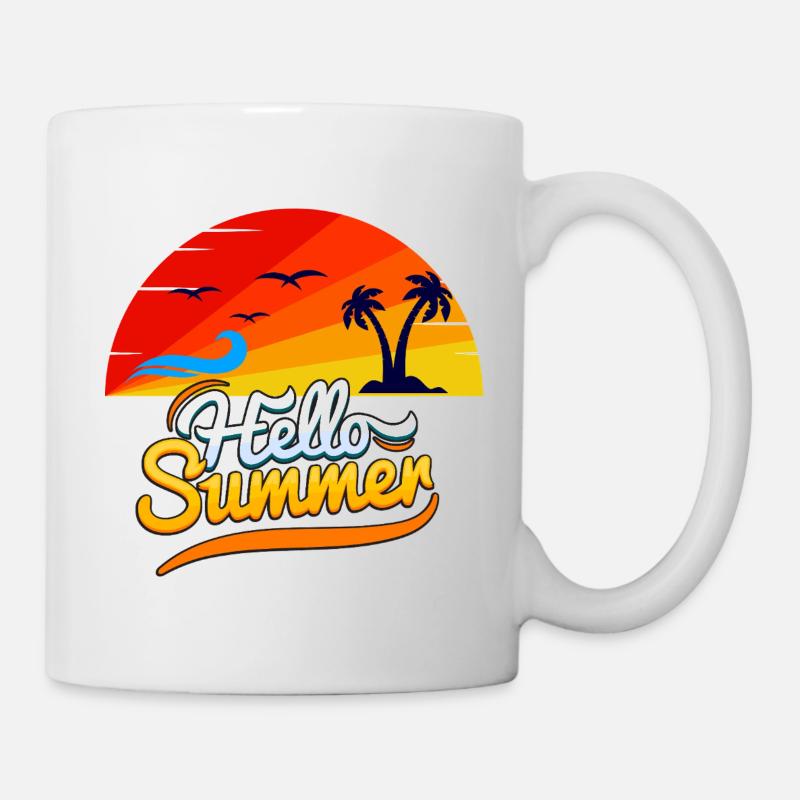 Hello Summer – Tropical Sunshine - Mug - white