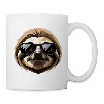 Sloth Morning Grouch Lazy Cute Sloths - Mug - white - Right