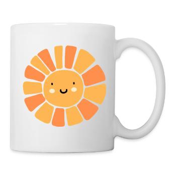 Kawaii Sun - Mug blanc - blanc - Droite