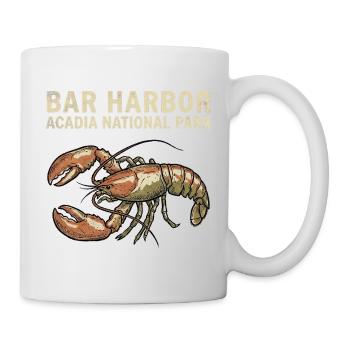 Bar Harbor, Acadia-Nationalpark – Besuchen Sie Aca - Tasse - Weiß - Rechts