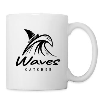 Capteur de vagues - Mug blanc - blanc - Droite