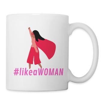 Cape of Strength – Like a Woman - Mug - white - Right
