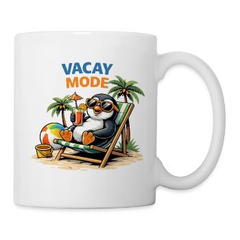 Vacay Mode Penguin Beach - Tasse - Weiß - Rechts