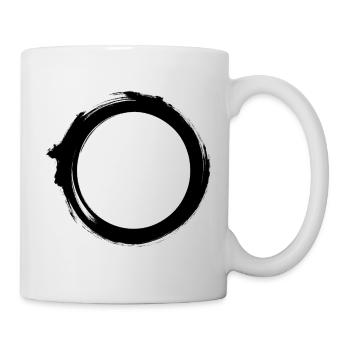 Black Hole Universe Silhouette Minimal Physics - Mug - white - Right