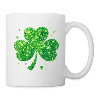 Fête de la Saint-Patrick Trèfle Lucky - Mug blanc - blanc - Droite