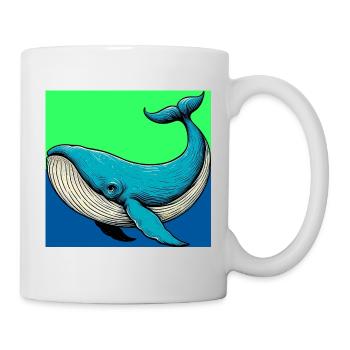 whale - Mug - white - Right