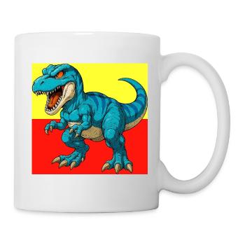 Dinosaurier - Tasse - Weiß - Rechts