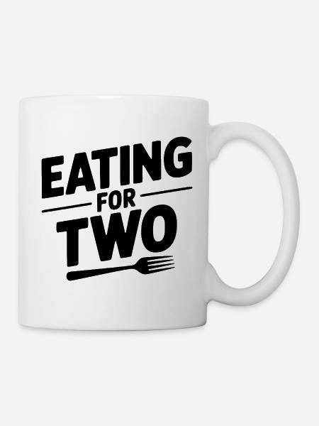 Essen für zwei - Tasse - Weiß