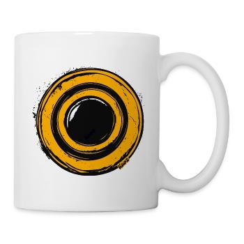 Circular Brush Ring Burst - Mug - white - Right