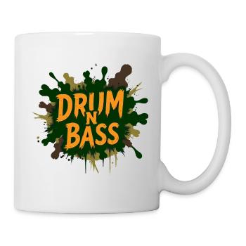 Drum N Bass Splash - Mug blanc - blanc - Droite