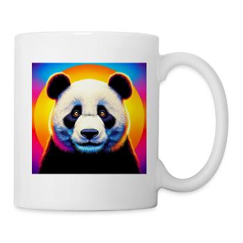 Panda - Tasse - Weiß - Rechts