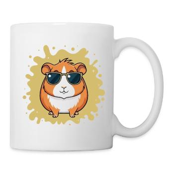 Cool Hamster with Sunglasses - Mug - white - Right