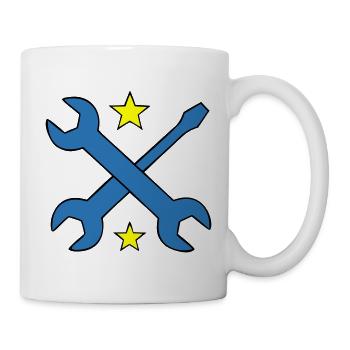 Logo Clé à Enguiche - Mug blanc - blanc - Droite