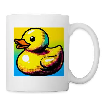 Ente Ente Ente Ente Ente - Tasse - Weiß - Rechts