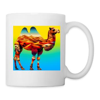 chameau - Mug blanc - blanc - Droite