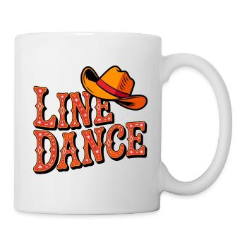 Line Dance Western Cowboy - Mug - white - Right