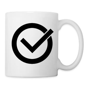 Kreuzzeichen - Tasse - Weiß - Rechts