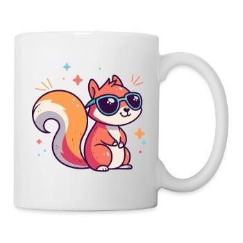 Chic Squirrel Sunglasses - Mug - white - Right