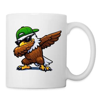 Dabbing Eagle - Mug - white - Right