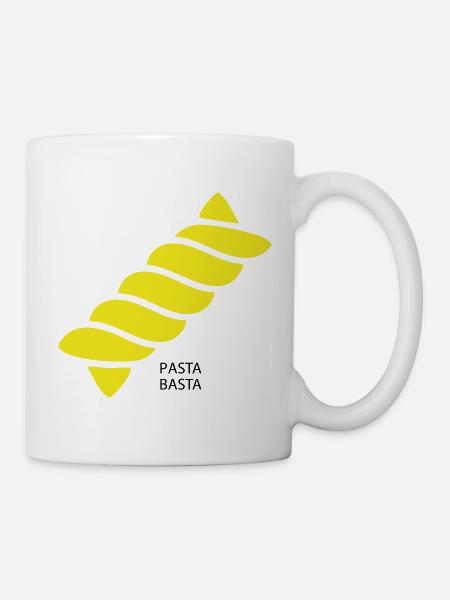 Pasta Basta - Tasse - Weiß