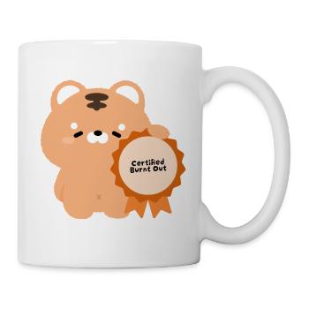 Zertifizierter Burnt Tiger - Tasse - Weiß - Rechts