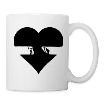 Soft Aesthetic Beauty Calm Minimal Style Shirt - Mug - white - Right