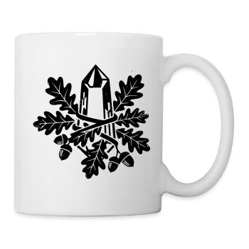 Crystal Oak Leaf Magic Forest - Mug - white - Right
