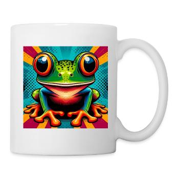 grenouille - Mug blanc - blanc - Droite