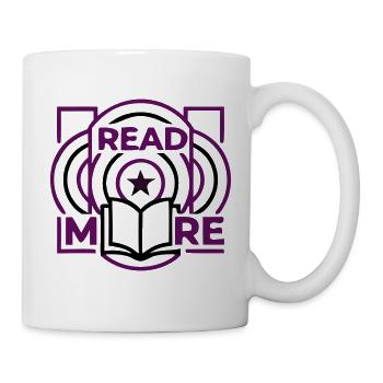 Lire la suite Emblème des cercles de livres - Mug blanc - blanc - Droite